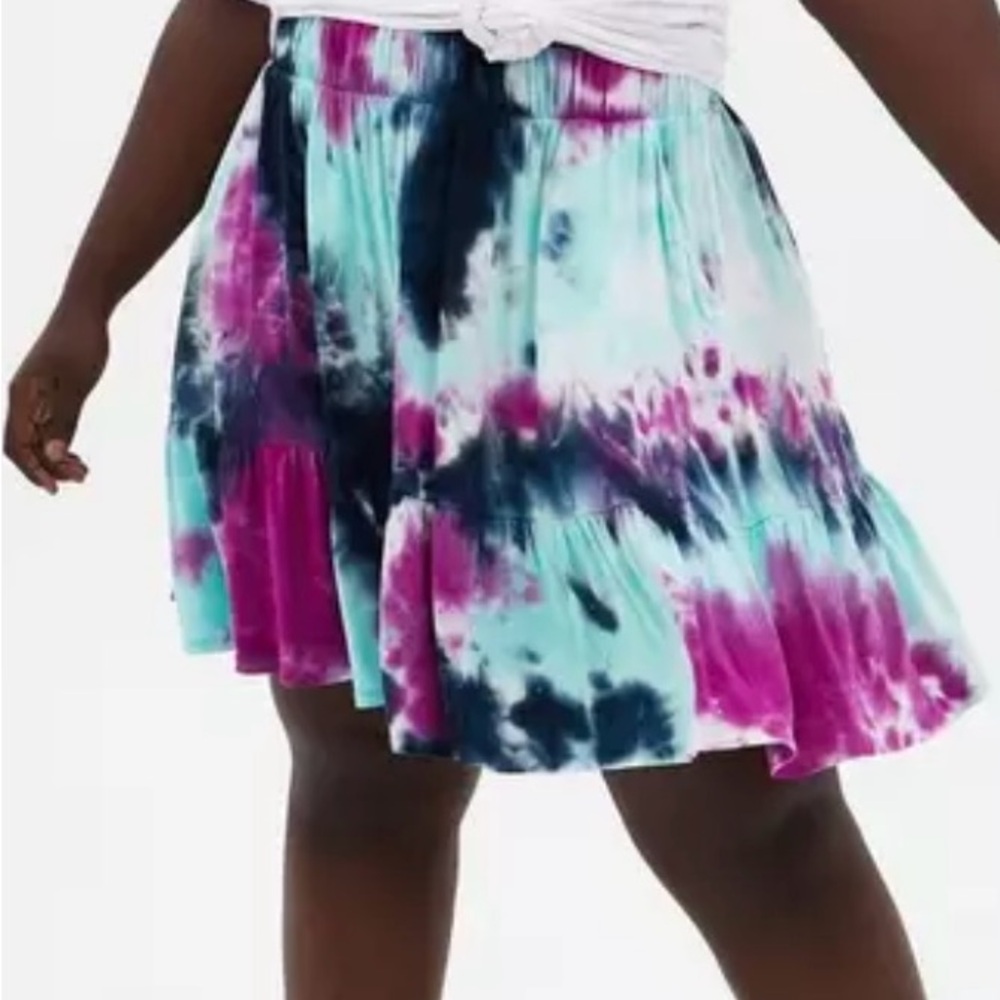 Torrid Vibrant Tie-Dye Skirt